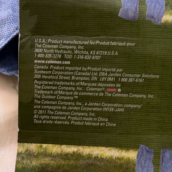 2 PCE RAIN SUIT, COLEMAN, LIGHT BLUE, UNISEX 3XL/4XL, WATERPROOF/ BREATHABLE, - Picture 2 of 16